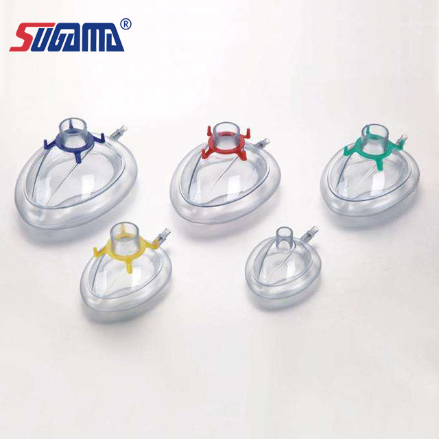 Disposable PVC Anesthesia Mask Soft Cushion Type