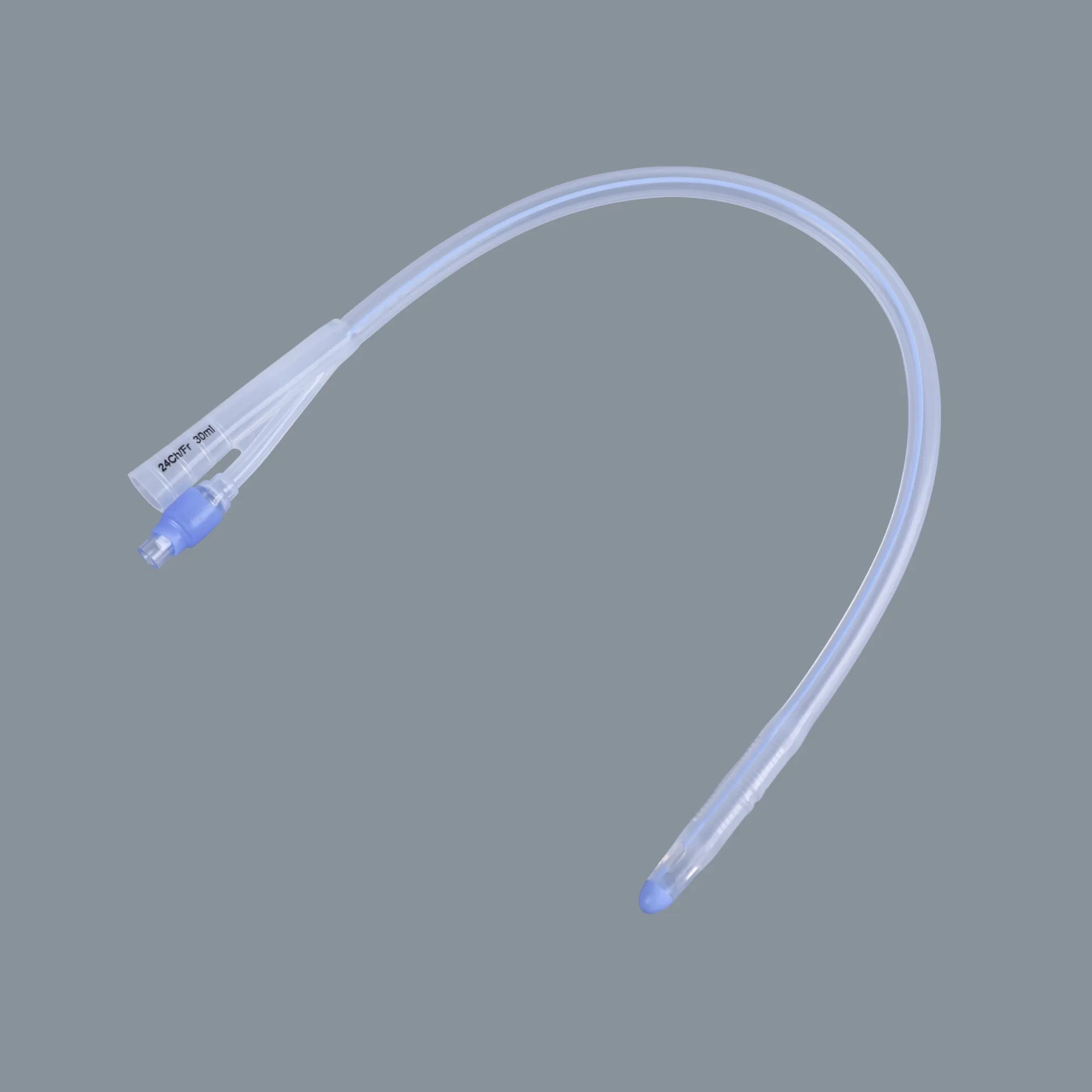 Steriled Medical Supply 100% Silicone Foley X-ray Catheter