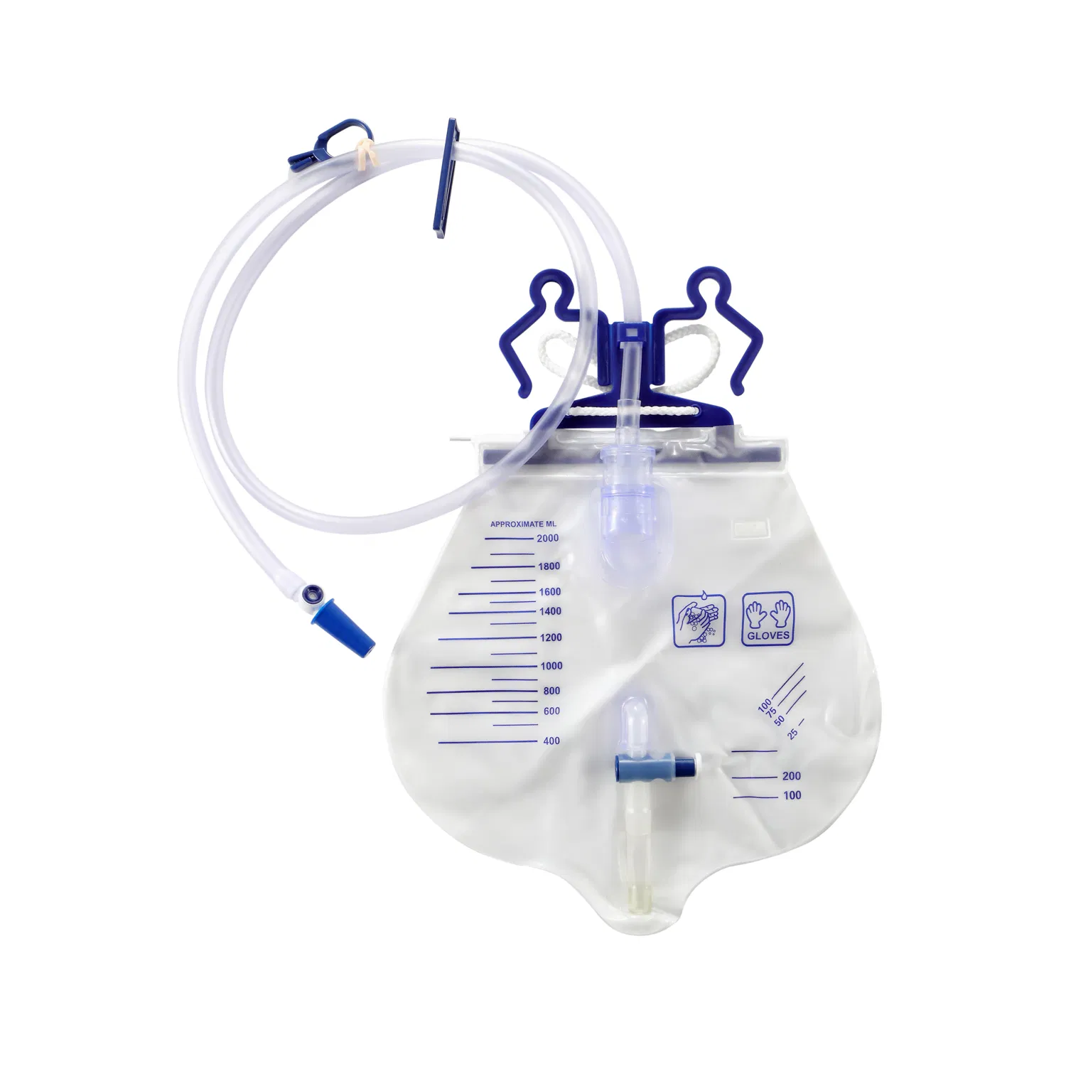 1500ml 2000ml Economic Medical Disposable Luxury Sterile Urinary Drainage Bag Urine Collector Bag