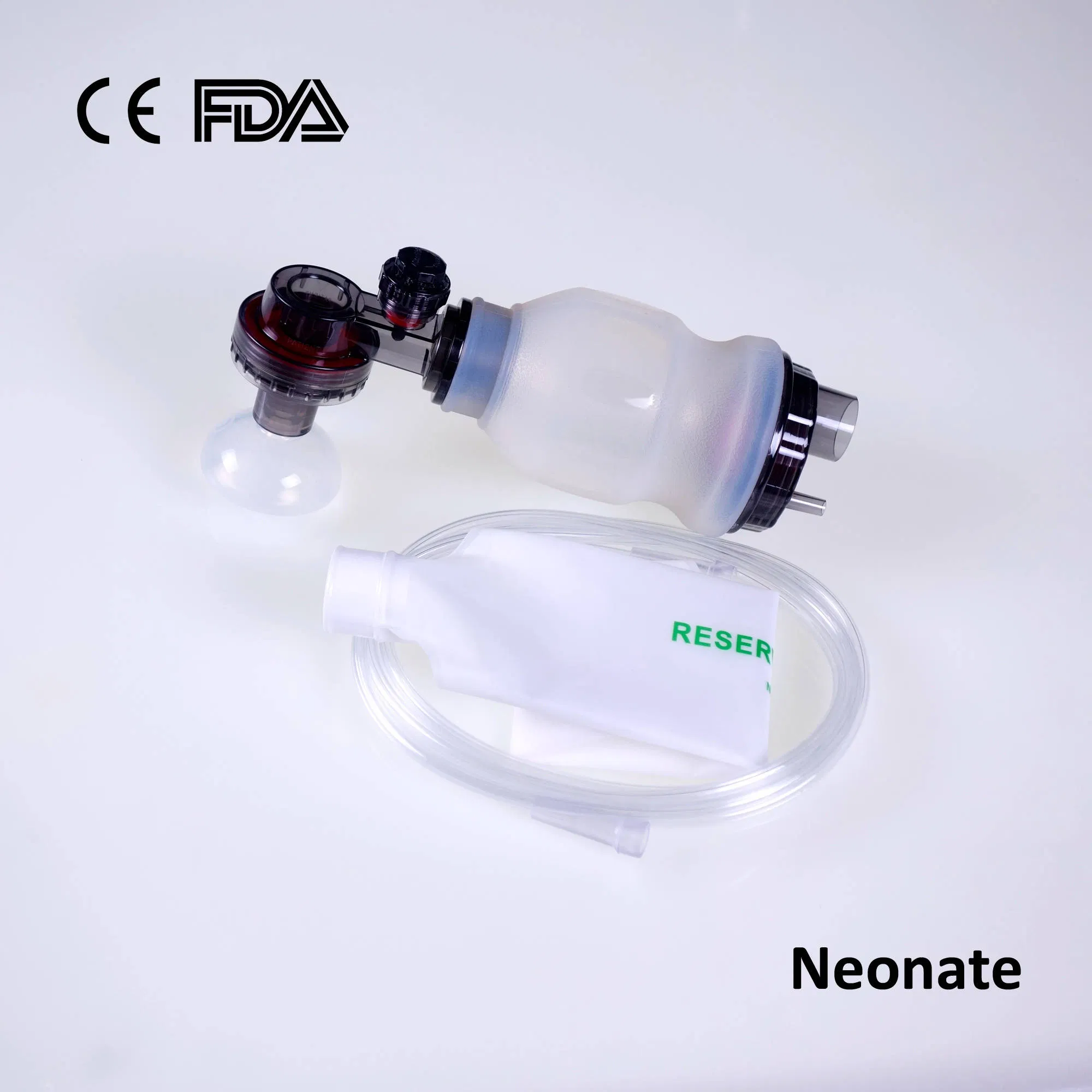Reusable Silicone Ambu Bag Manual Resuscitator Factory with CE, FDA for Adult Pediatric Children Kids Size