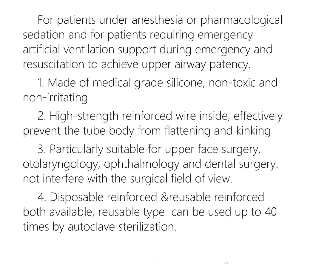 Disposable Medical Anesthesia Silicone Mask