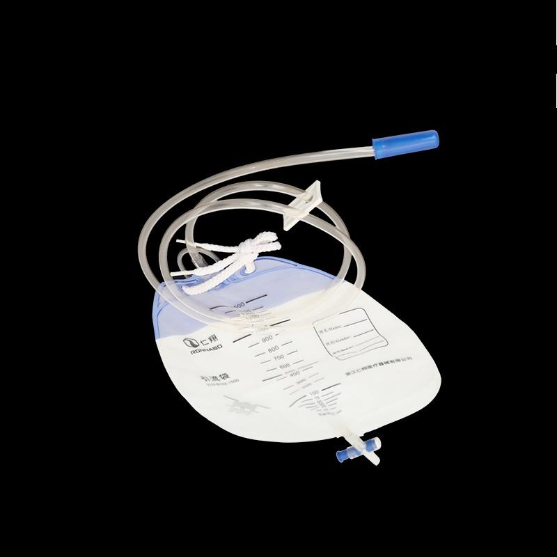 1500ml 2000ml Economic Medical Disposable Luxury Sterile Urinary Drainage Bag Urine Collector Bag
