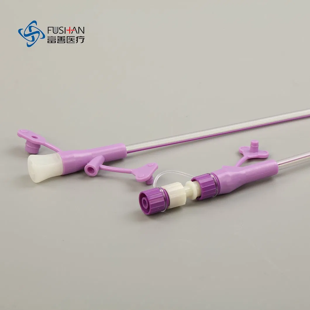 TPU Feeding Tube Nasogastric Tube Ng Tube with and Without Enfit Connector Fushan Medical CE ISO