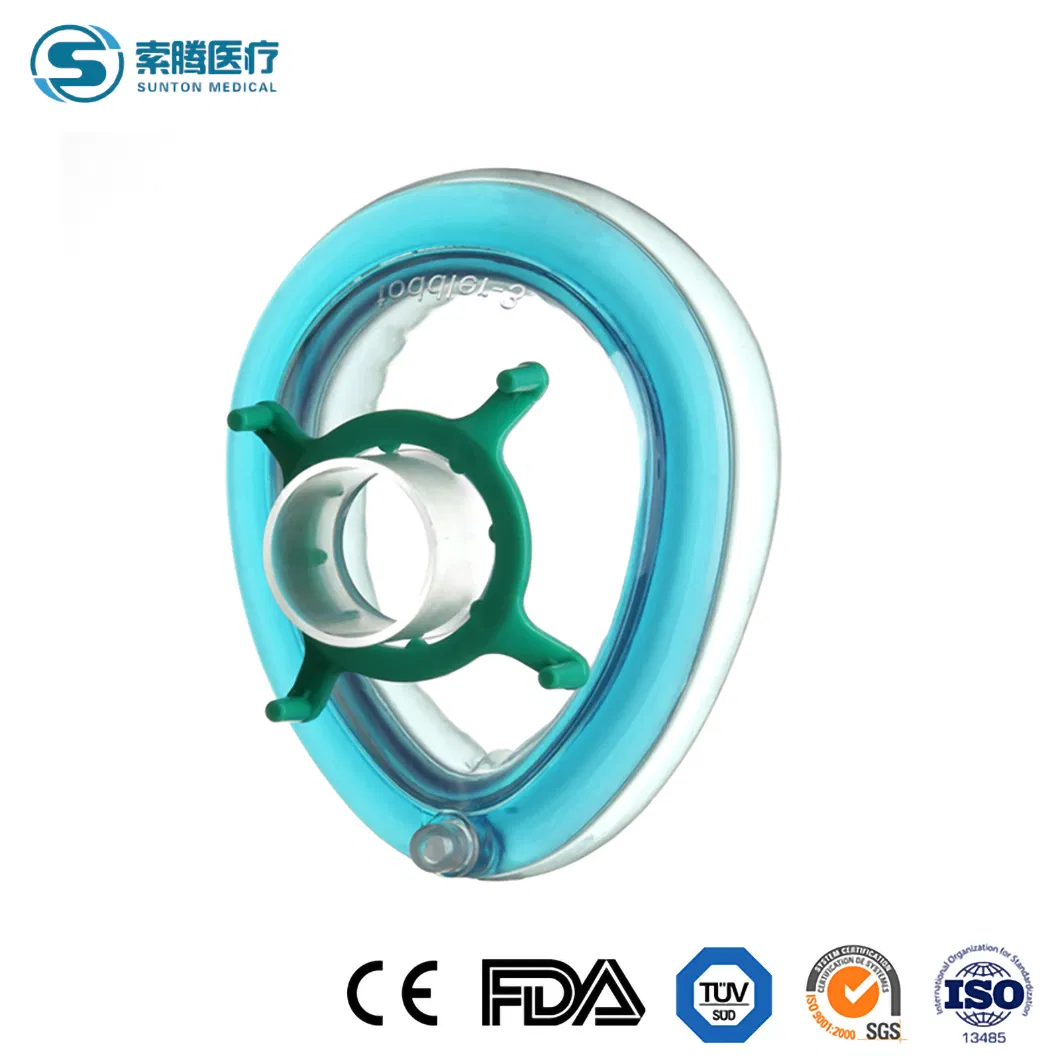 Sunton China OEM Customized CE/ISO Quality Certification Pediatric Adult Medical Disposable Anesthesia Mask Manufacters