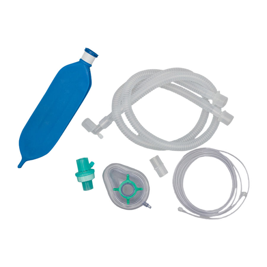 Comfortable Non-Toxic Materials Limb Breathing Ventilator Circuit Disposable Breathing Circuit