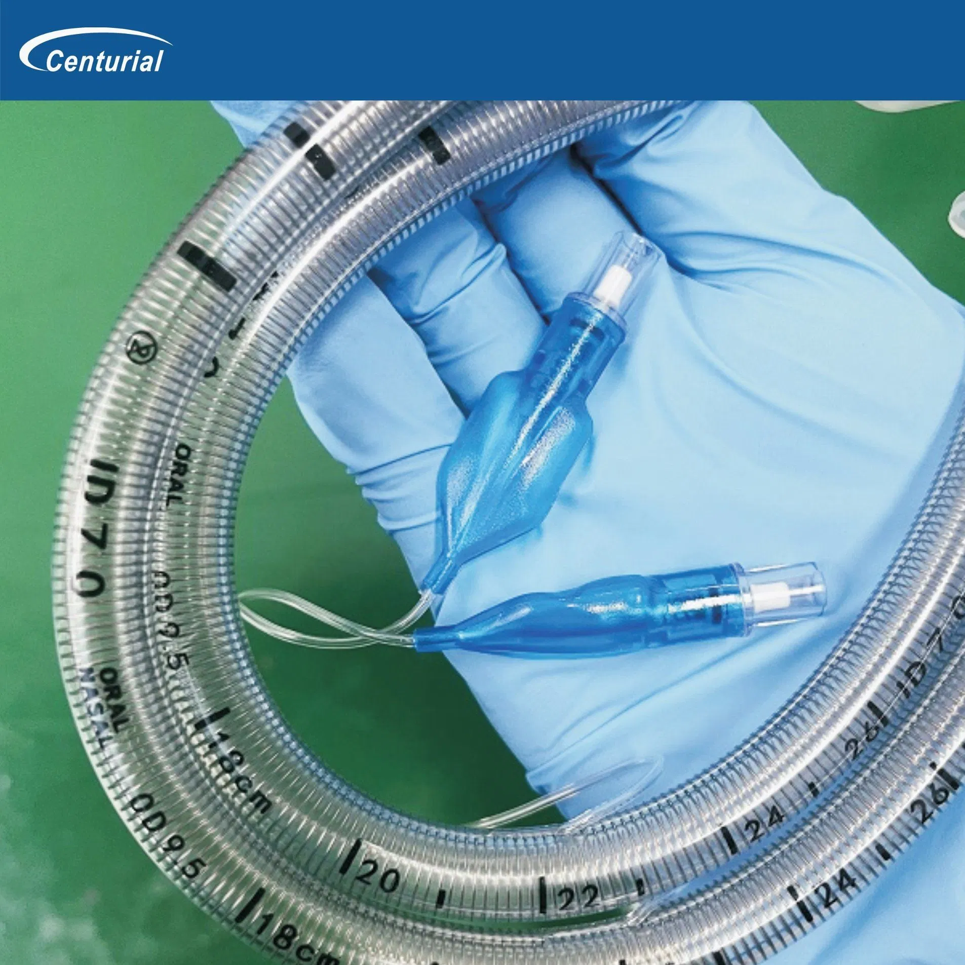 Top Quality Disposable Reinforced CE Approved Oral Nasal Endotracheal Tube with Cuff