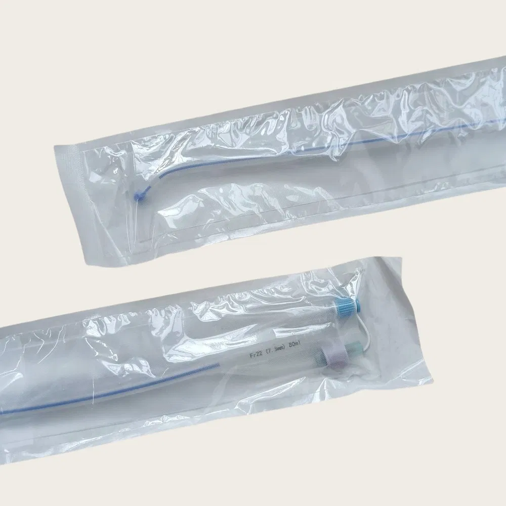 3 Way Silicone Hematuria Foley Urinary Catheter 22fr 80ml with Infection Control