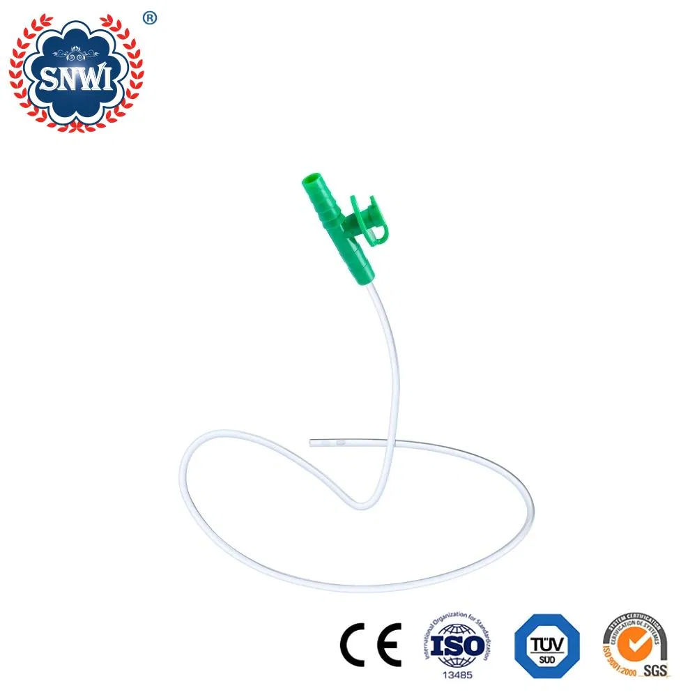Medical Disposable Sterile PVC Infant Closed Sputum Suction Catheter Tube with Finger Type Control Connector