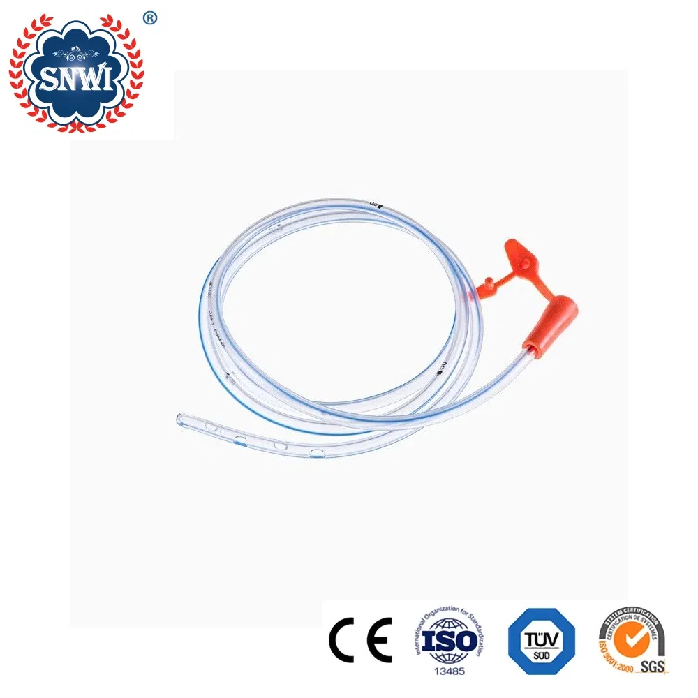 Medical Disposable Sterile PVC Infant Closed Sputum Suction Catheter Tube with Finger Type Control Connector