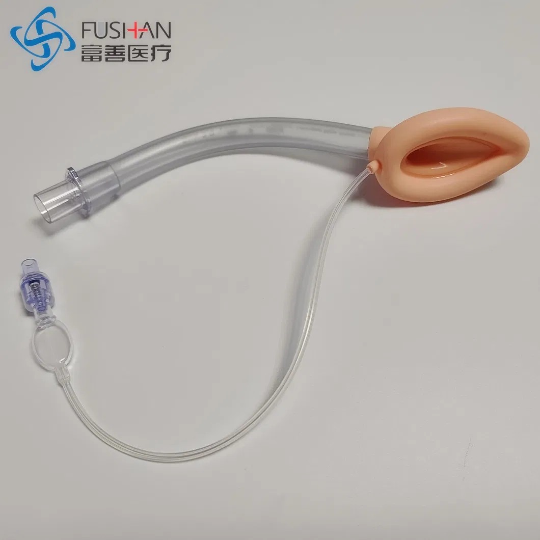 Fushan OEM Disposable Sterile PVC Silicone Combined Laryngeal Mask Airway Anesthesia Adult and Children Size, Medical Supply