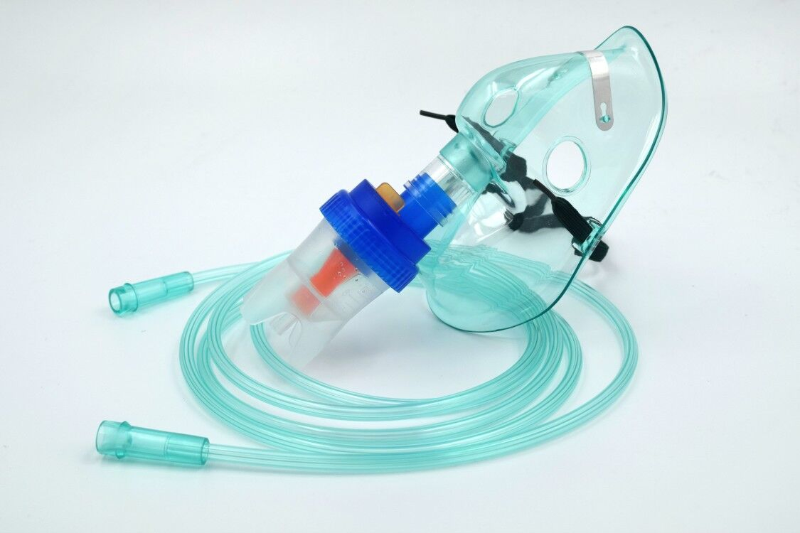 Oxygen&Aerosol Therapy T Connector Mouth Piece Medical Nebulizer Mask