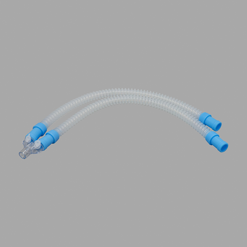 Easy to Clean Biocompatibility Tube Breathing Anesthesia Circuit Medical Grade Plastics Disposable Breathing Circuit