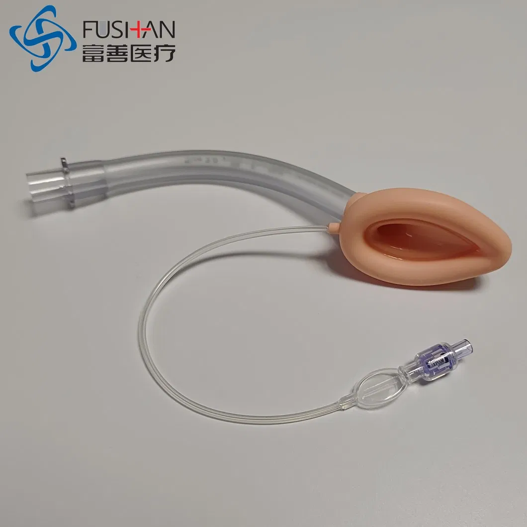 Fushan Disposable Sterile PVC Silicone Combined Laryngeal Mask Airway Anesthesia Adult and Children Size, Medical Supply Airway Management