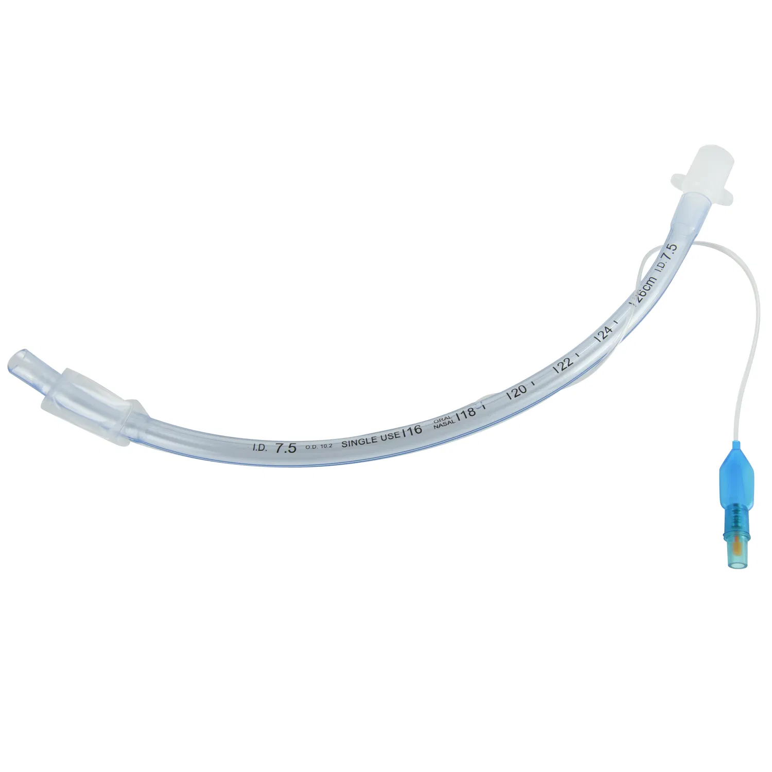 China Manufacturer Disposable Medical Catheter Medical Tube CE ISO Reinforced Trachostomy Tube Oral Nasal Ett Endotracheal Tubes (With/Without Cuff)