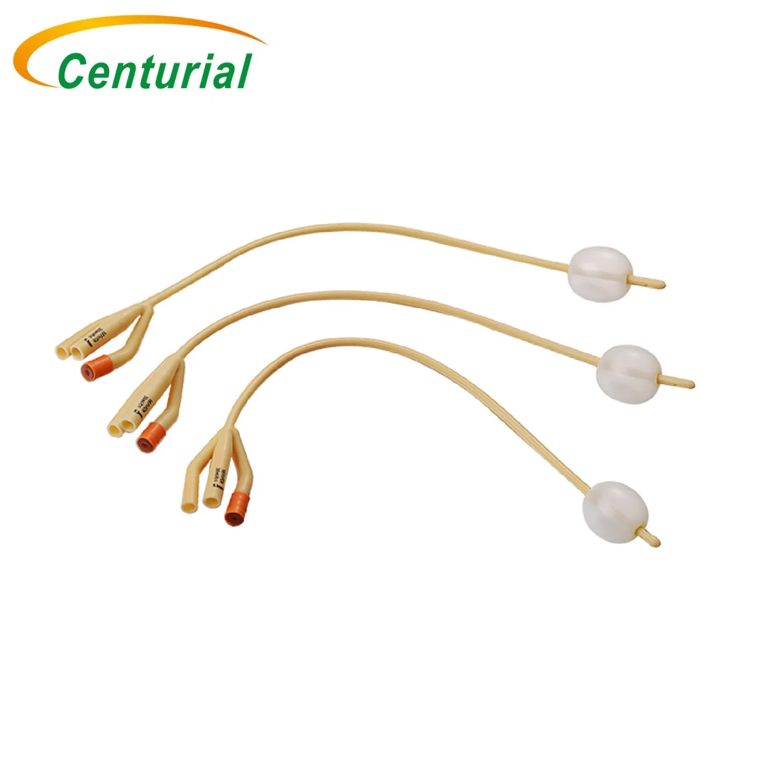 CE/ISO13485 Certified Nature Rubber Latex Urinary Foley Catheters with Balloon