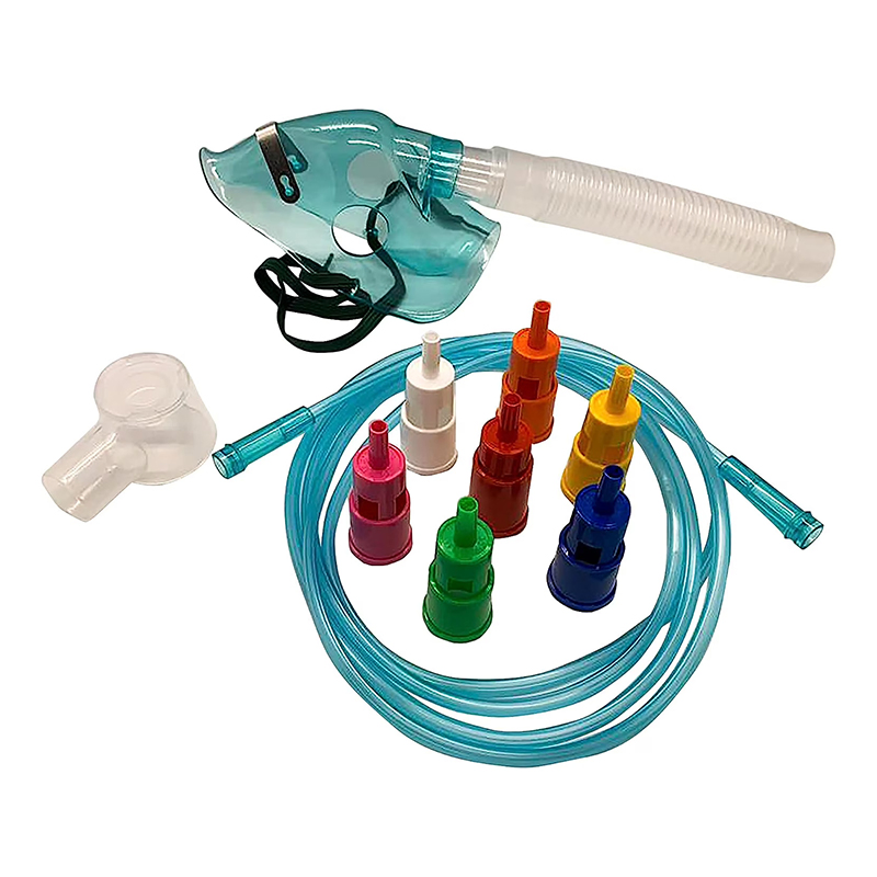 Comfort Fit PVC Variable Oxygen Concentration Adjustable Oxygen Venturi Mask for Hospital Therapy