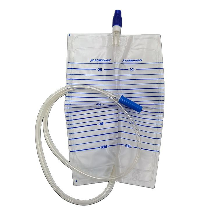 Medical Materials Sterile Medical Disposable Urine Bag Connector Adult Portable Drainage Urine Bag