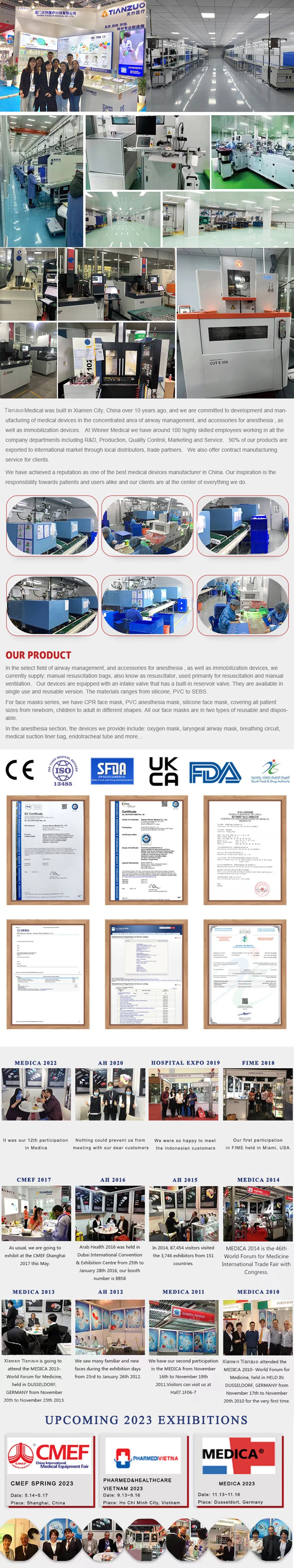 Anesthesia Mask Specification