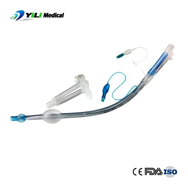 Respiratory Anesthesia Medical Disposables Double Lumen Endotracheal Tube