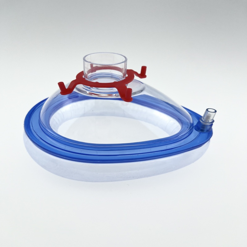 High Quality Medical PVC Latex-Free Surgical Breathing Mask Anesthesia Mask