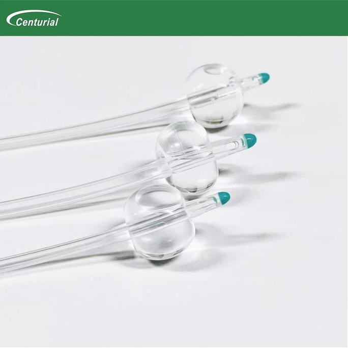 Medical Disposables 3 Way Balloon Urethral Foley Catheter for Urine Collection