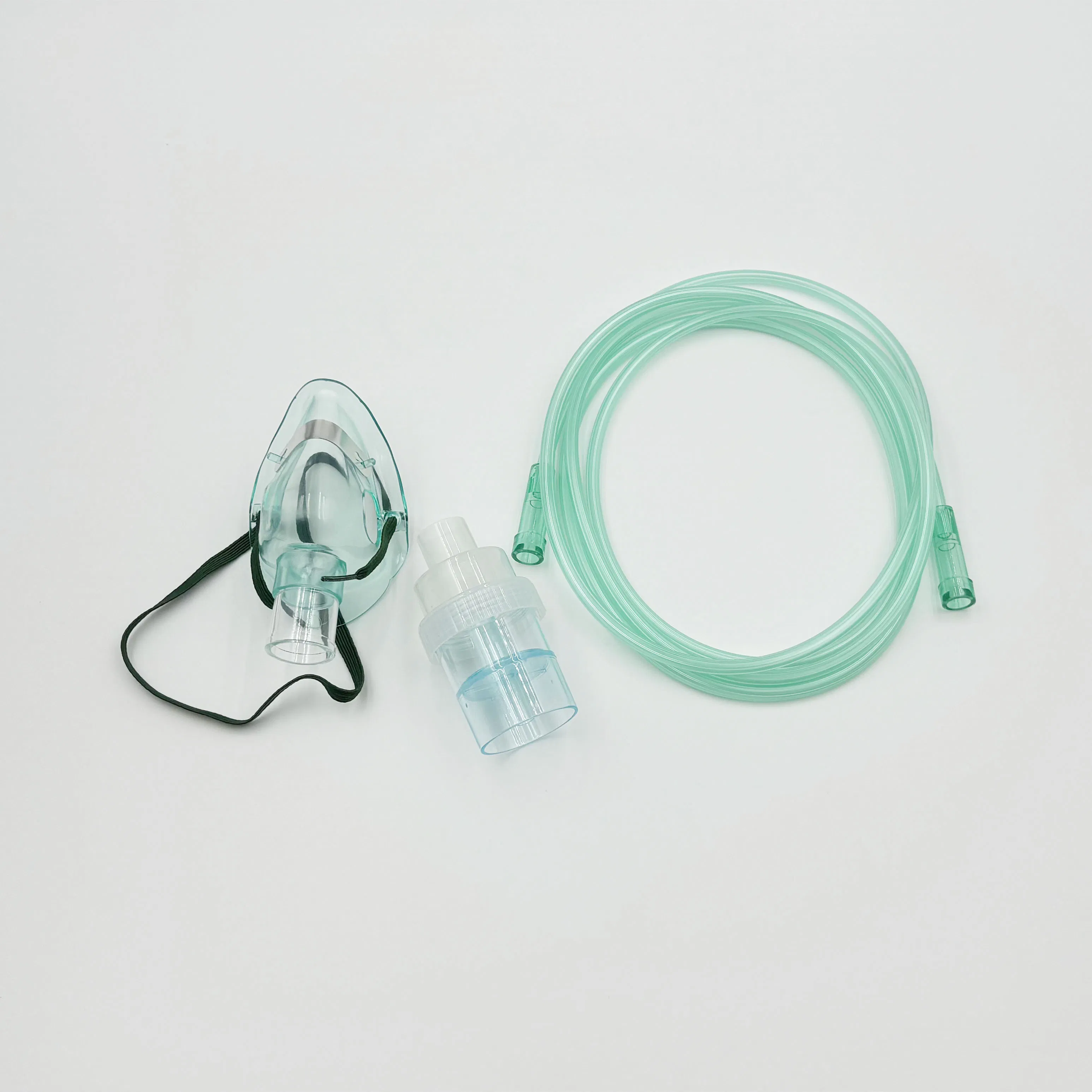 Disposable PVC Nebulizer Mask with Adjustable Elastic Strap for Oxygen Therapy