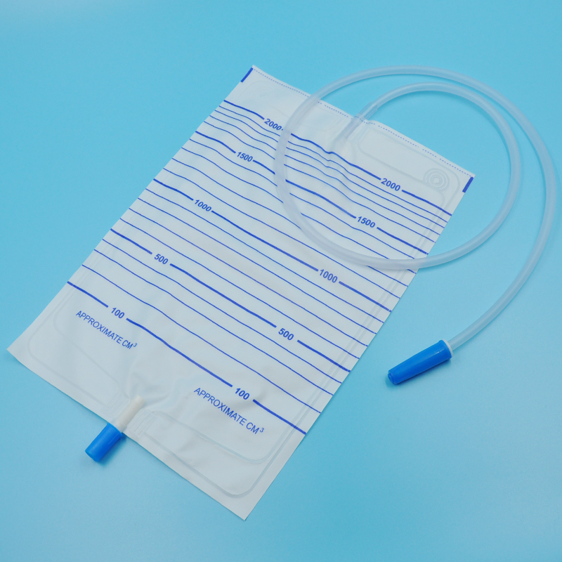 CE Cetificated Cheaper Price 2000ml Adult and Pediatric China Medical Sterile Disposable Urine Drainage Bags Urine Collection Bags Leg Urine Bags