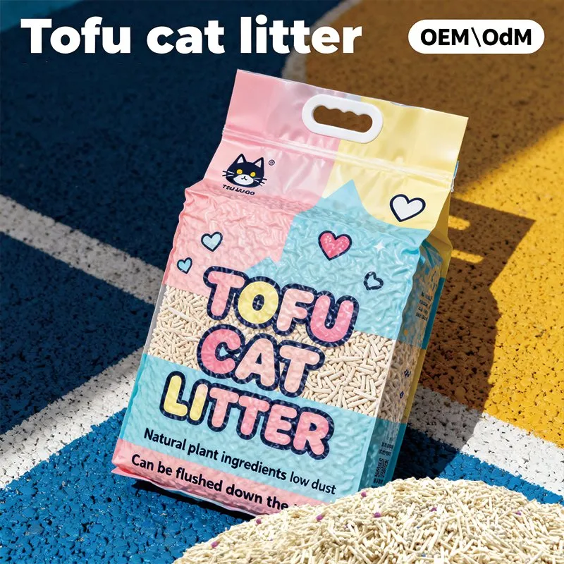 Tofu cat litter