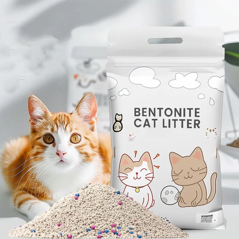 Arena para gatos de bentonita premium
