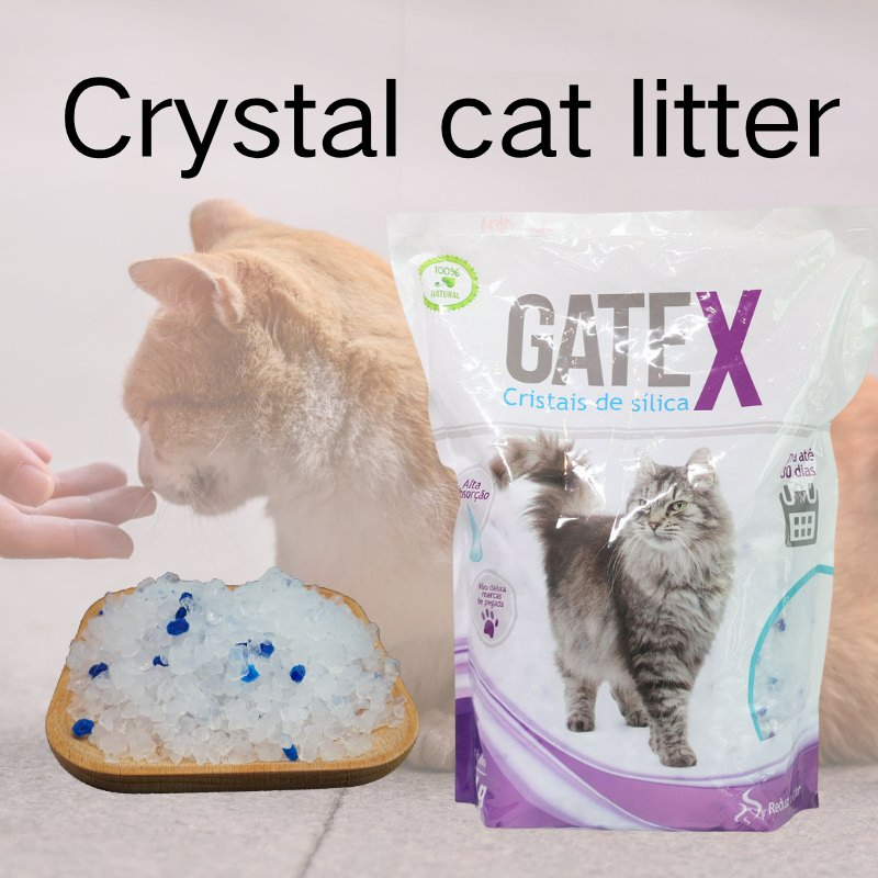 Fabricante Suministro Gel De Sílice Arena Para Gatos - Granel Cristal Arena Para Gatos Ecológica Silicona Arena Para Gatos