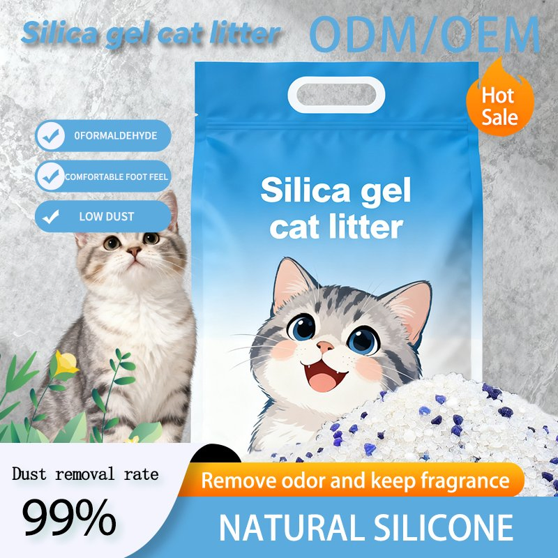 Arena de Cristal de Sílice de Fábrica Directa Alta Absorción para Hogares con Múltiples Gatos Nala Arena para Gatos OEM/ODM