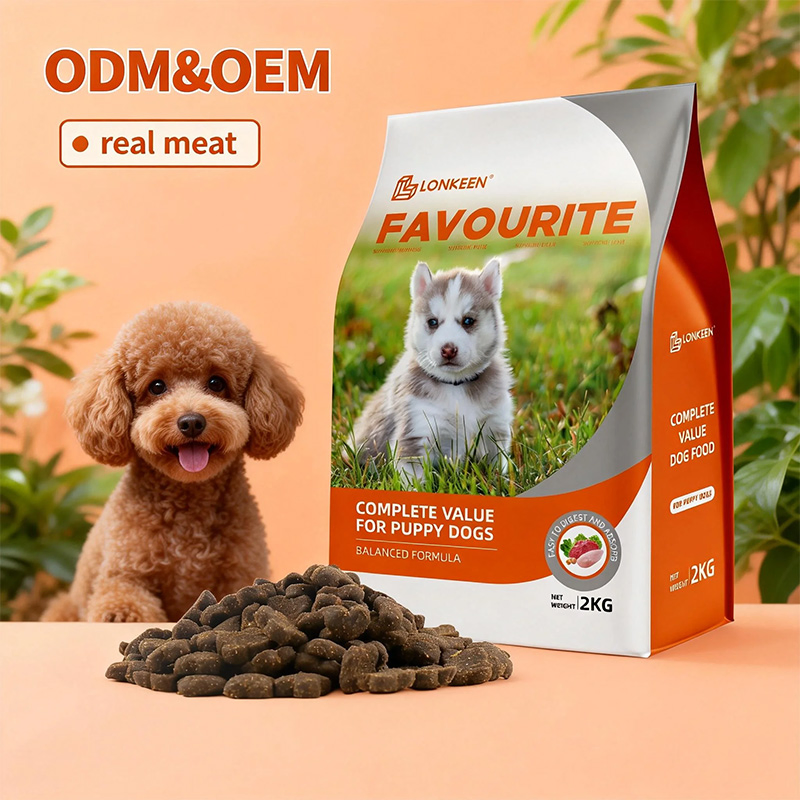 Alimento para perros premium de carne de hueso crudo liofilizado de alta nutrición