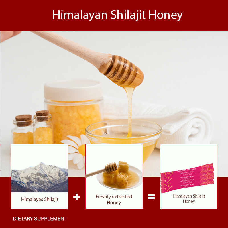 Sachet de resina de Shilajit OEM/ODM con miel, palitos de miel de Shilajit, palitos de miel de Shilajit con sabor a fresa