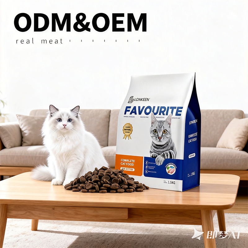 Comida seca para gatos adultos para huesos fuertes, buena salud, mejor visión