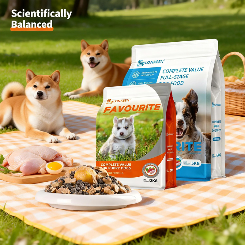 Comida para perros cruda liofilizada mezclada científicamente equilibrada 50%