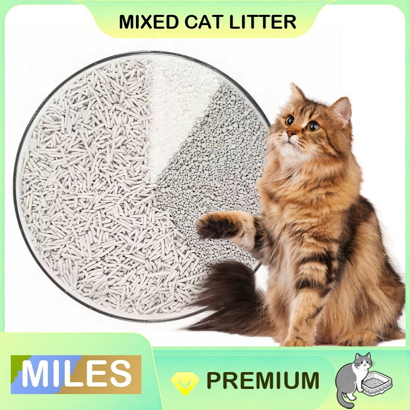Arena para Gatos Aromatizada 10kg Arena para Gatos de Larga Duración 5L Arena de Bajo Polvo para Gato