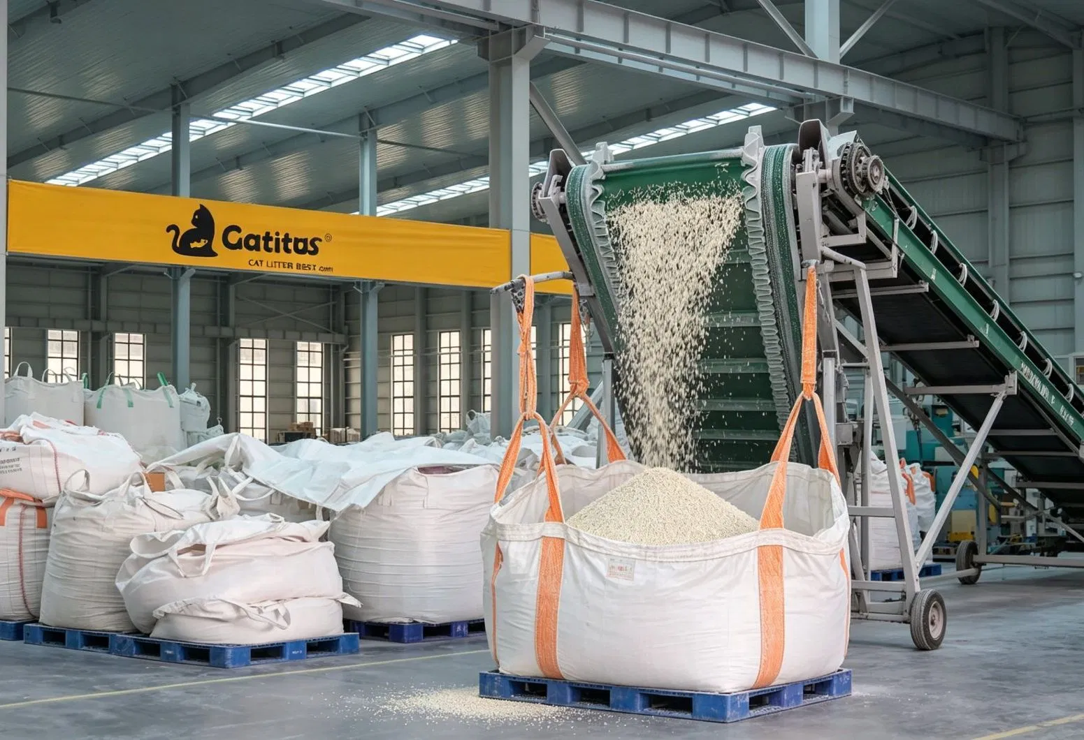 Fabricante OEM de arena para gatos de tofu biodegradable y desechable