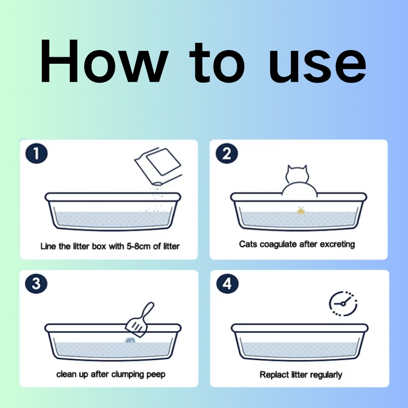 Fabricante de arena para gatos de tofu personalizada, libre de polvo, desechable y de grado alimenticio para etiqueta privada