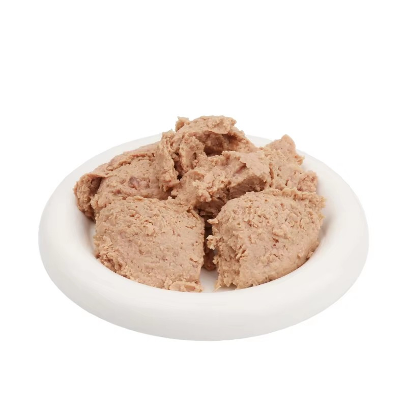 Comida húmeda de pollo natural altamente recomendada sin aditivos para gatos adultos y gatitos de todas las razas