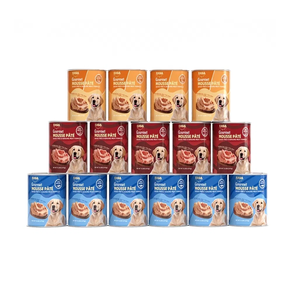 Pasta de carne de pescado con alto contenido calórico para perros, golosinas, comida húmeda enlatada
