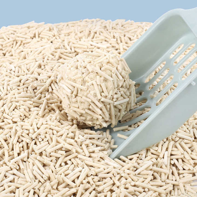 Productos para mascotas a granel sin polvo, materiales naturales, arena para gatos de tofu, suministros para mascotas