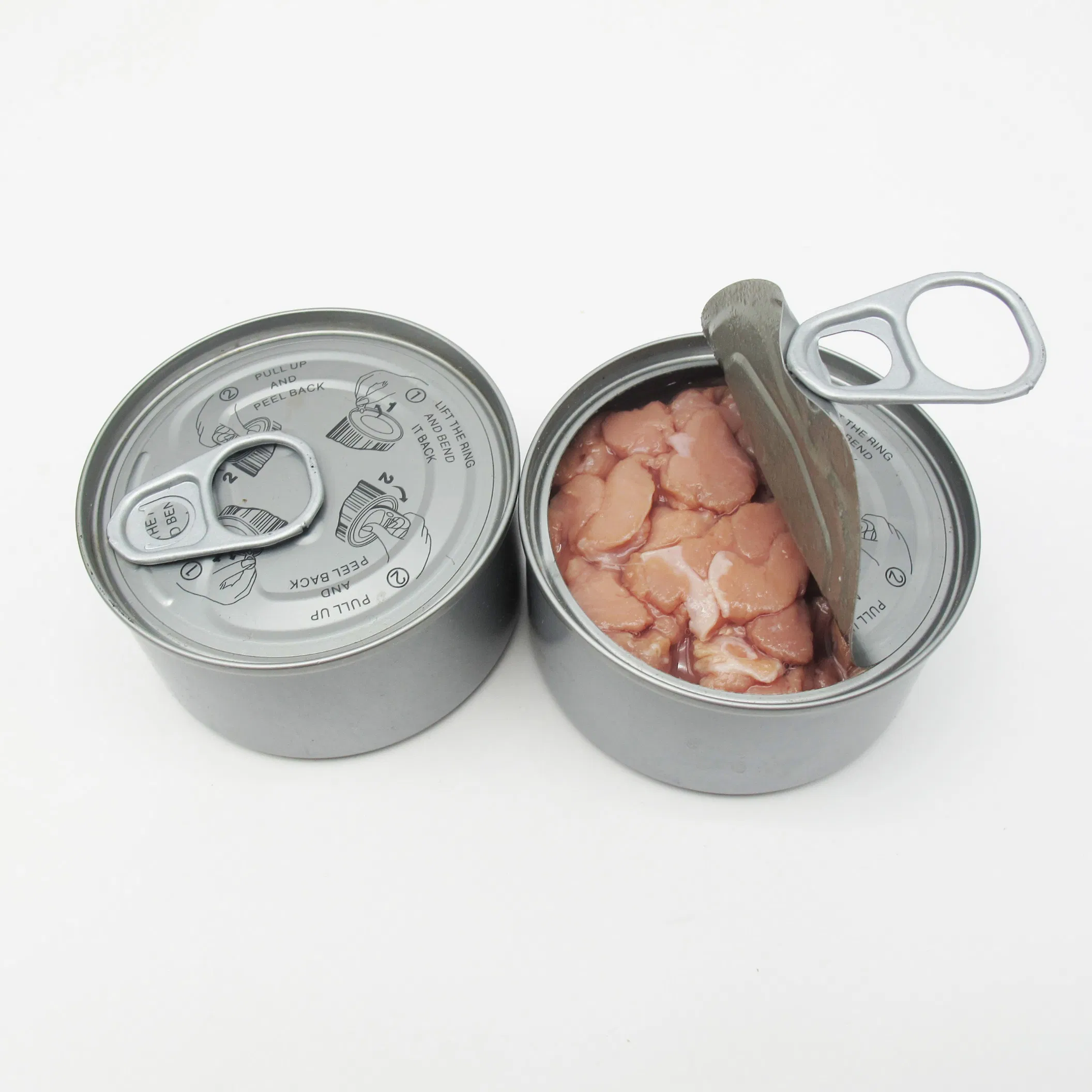 100% Carne de pollo cruda fresca y saludable, suave / carne de pato cruda para gatitos, snack de comida enlatada semi húmeda para mascotas