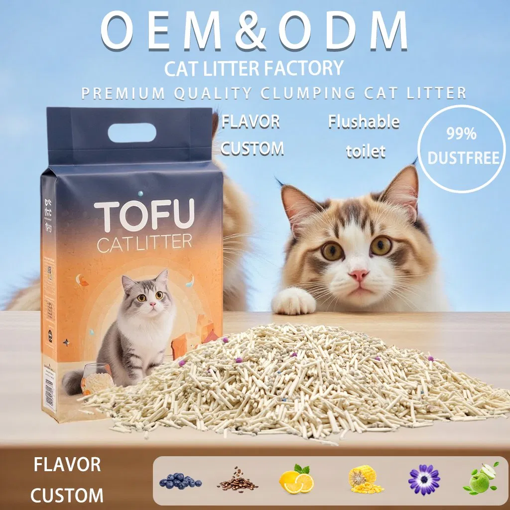 Arena para gatos de tofu