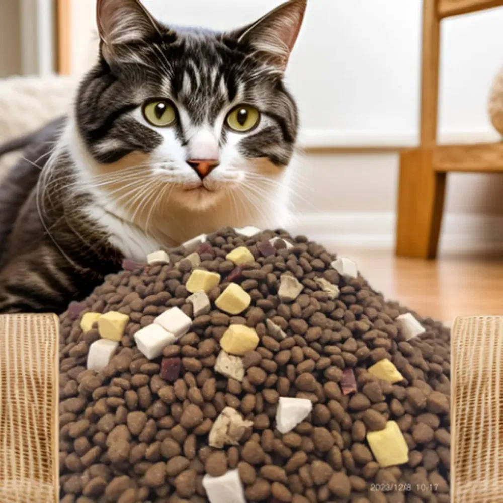 Comida seca para gatos con sabores naturales de pescado para razas pequeñas, fórmula sin granos y alta en proteínas