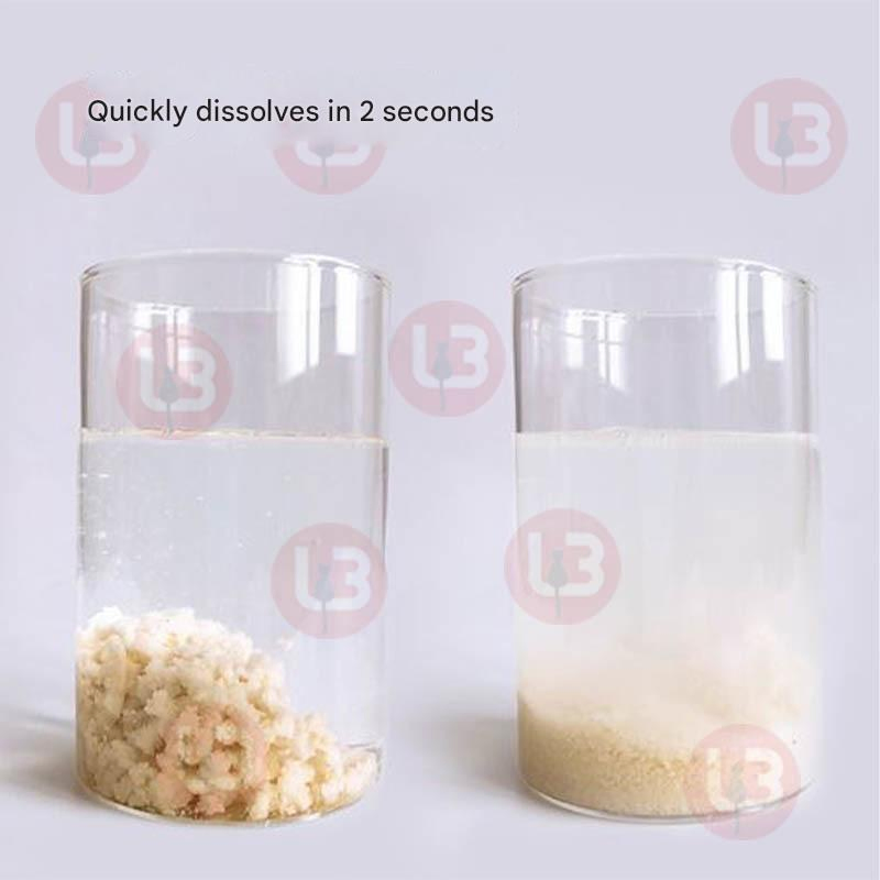Fabricante de arena para gatos de suministros para mascotas al por mayor, biodegradable, inhibición de bacterias, libre de polvo, desechable, aglomerante natural, premium, a base de plantas, arena de tofu para gatos
