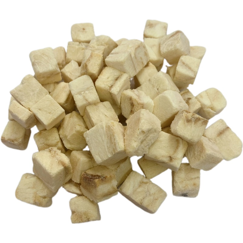Alimento para mascotas de carne cruda liofilizada de codorniz