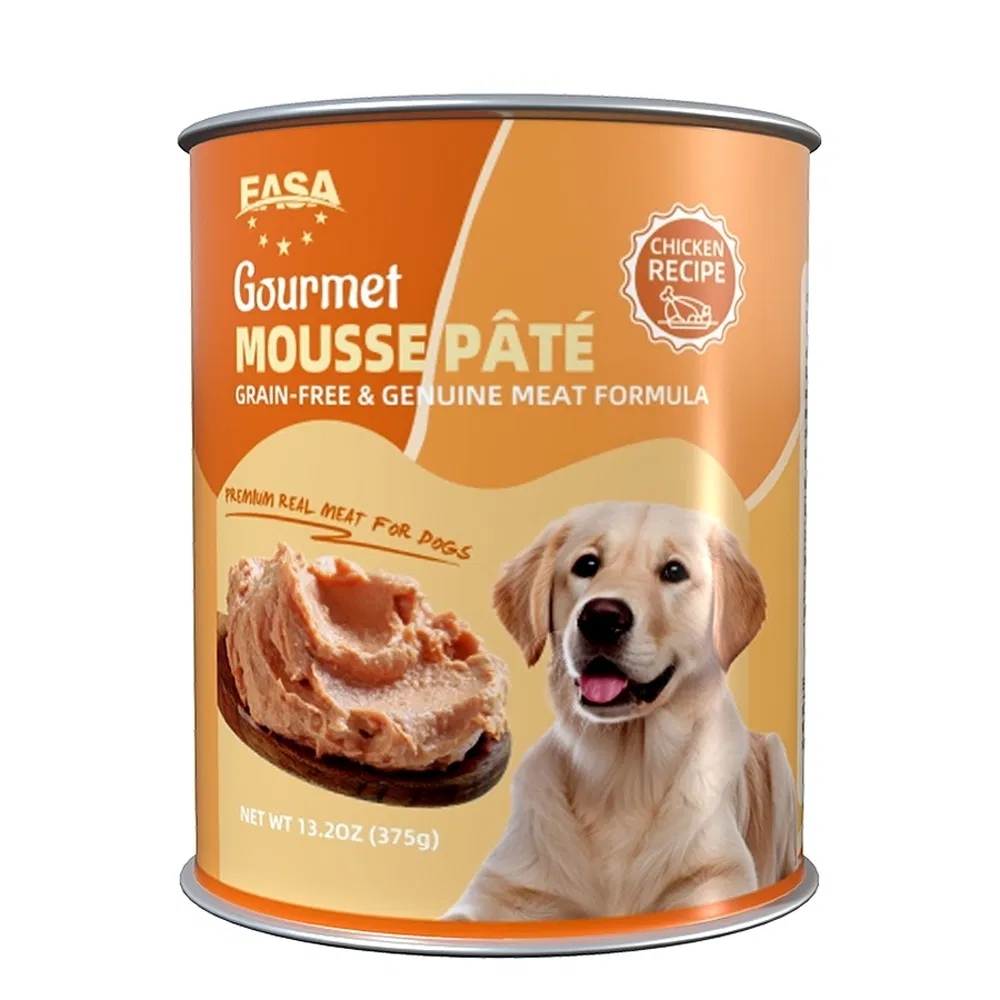 Pasta de carne de pescado con alto contenido calórico para perros, golosinas, comida húmeda enlatada