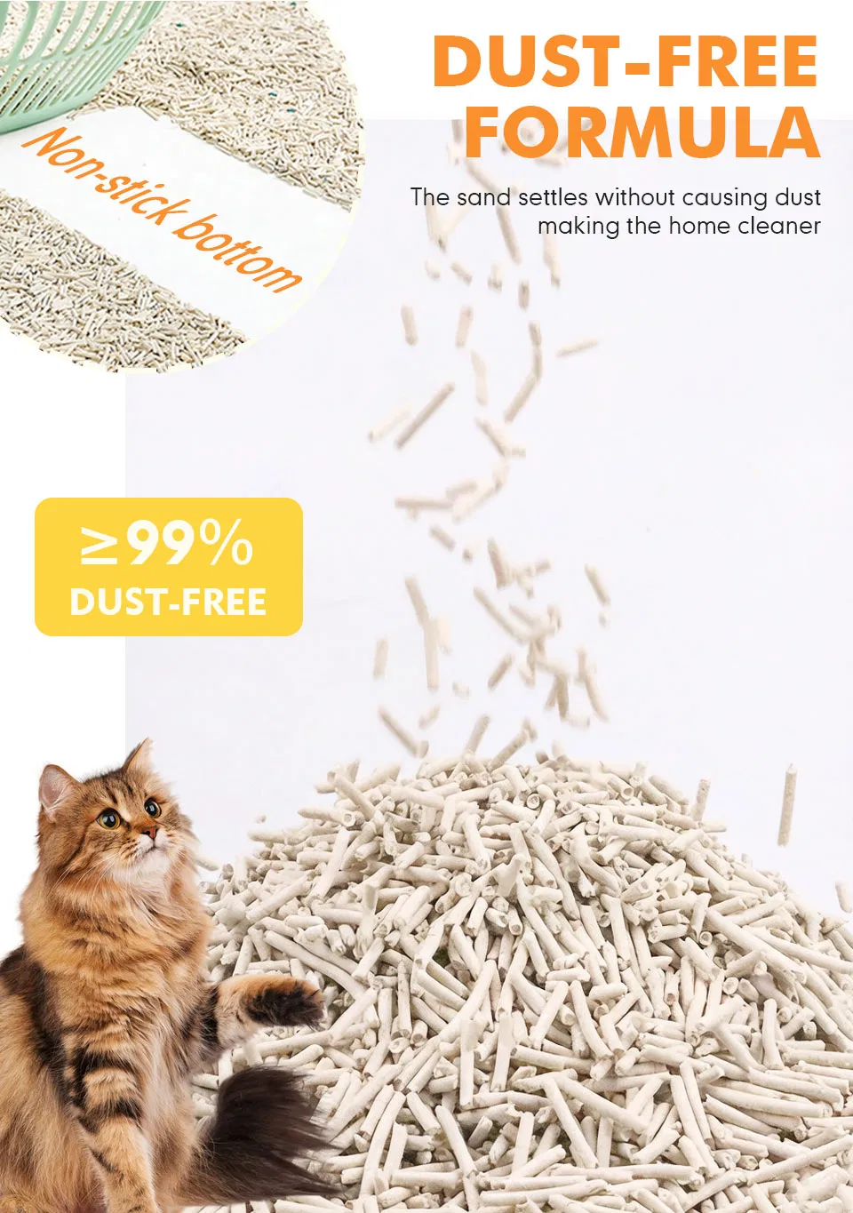 Arena de Gato de Tofu Ecológica