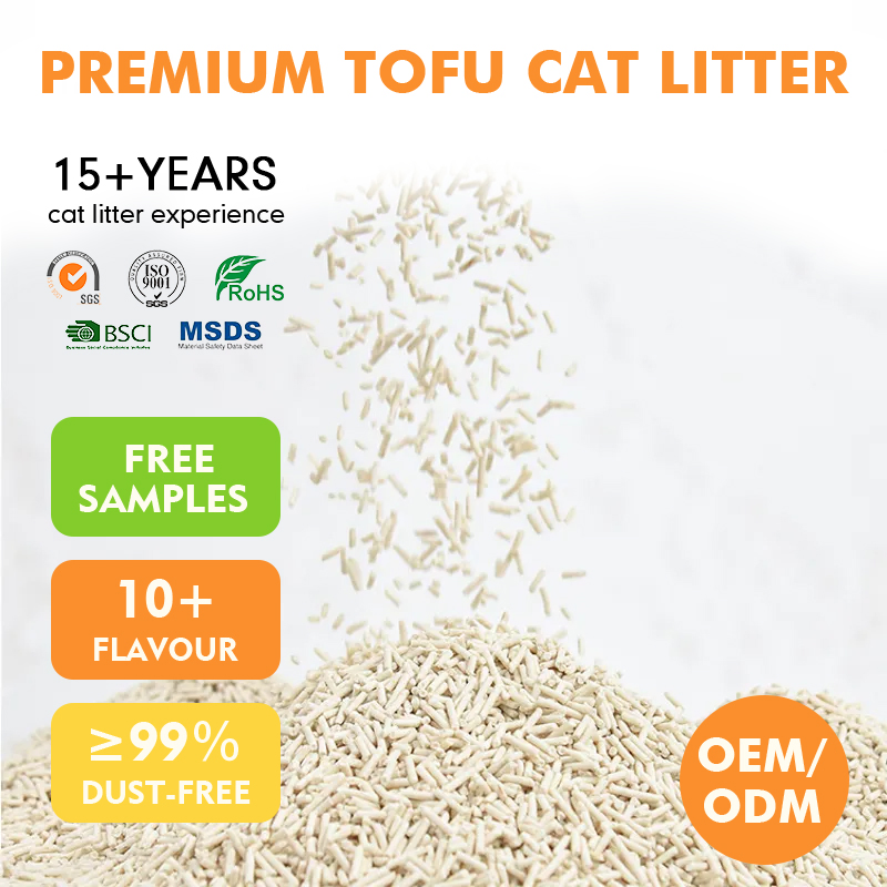 Fabricante profesional de arena de tofu para gatos