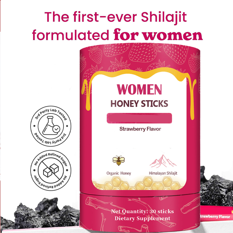 Sachet de resina de Shilajit OEM/ODM con miel, palitos de miel de Shilajit, palitos de miel de Shilajit con sabor a fresa